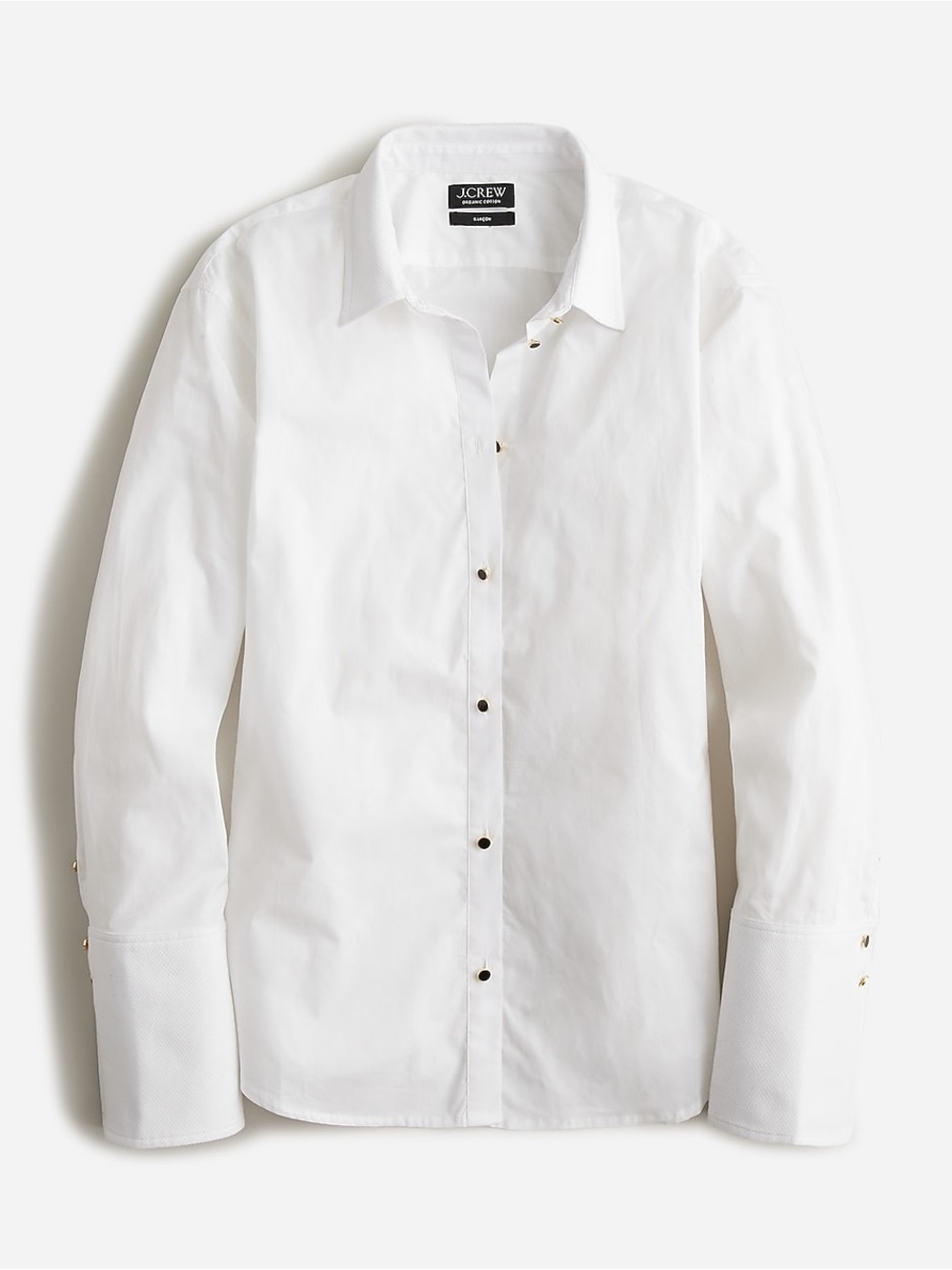 J. Crew Garçon tuxedo shirt in cotton poplin